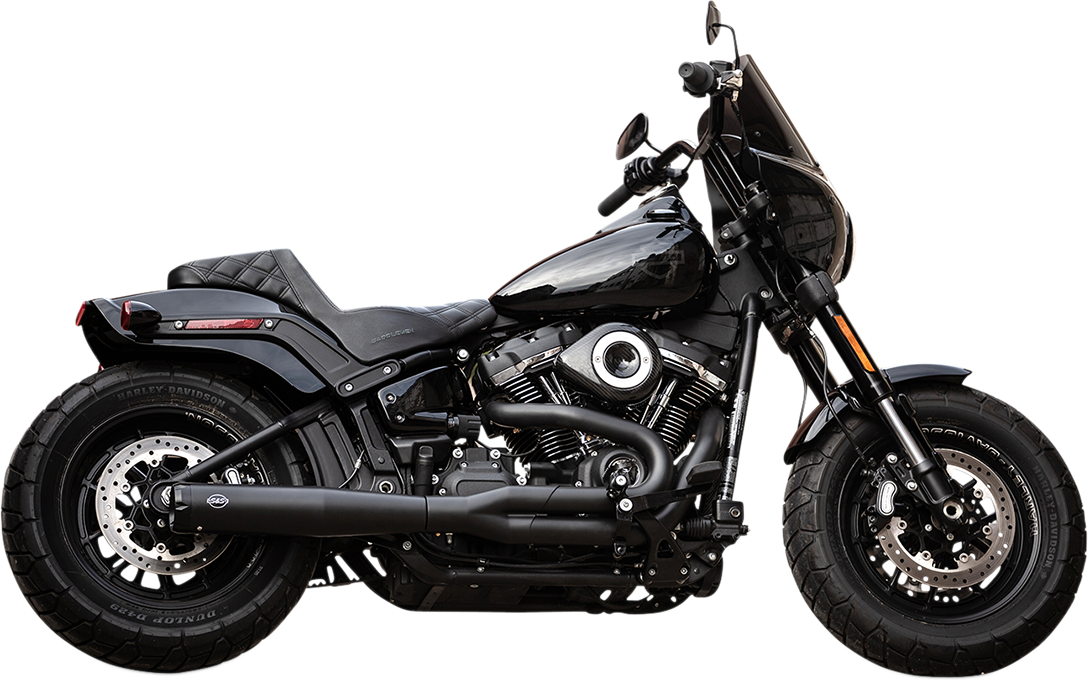 S&S CYCLE - Super Street 2:1 Exhaust System - Black