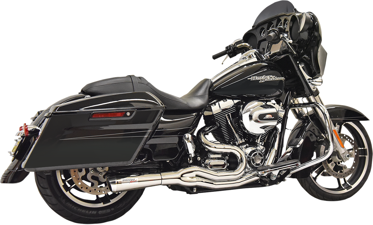 BASSANI XHAUST - Road Rage II 2-Into-1 Mid-Length Exhaust System - Chrome