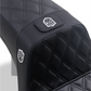 SADDLEMEN - Seat - Pro Series SDC Performance With Backrest - Full Lattice Stitch/Lumbar Gripper - Black