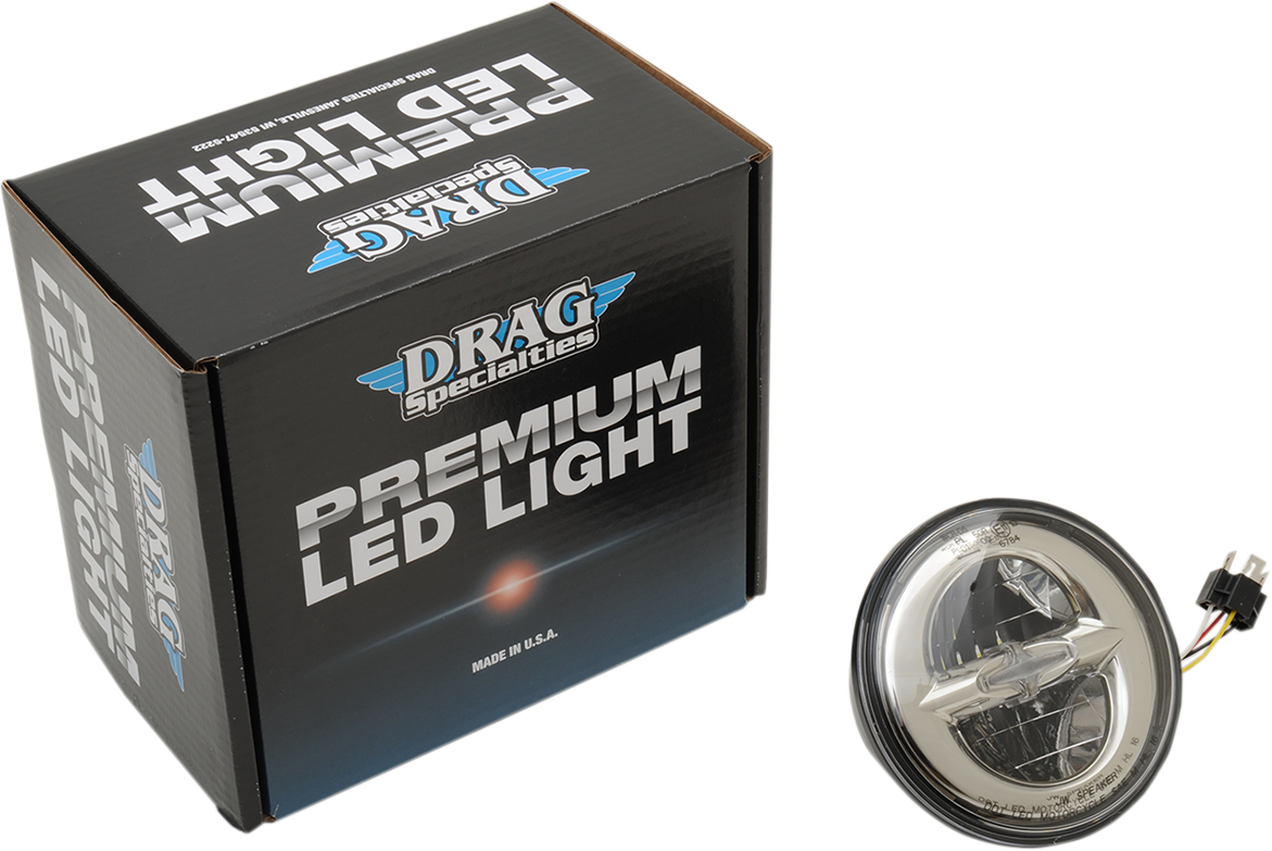 DRAG SPECIALTIES - 5.75" Reflector Style LED Headlamp - Chrome