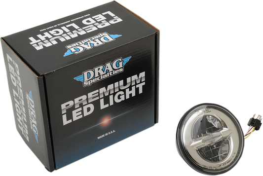 DRAG SPECIALTIES - 5.75" Reflector Style LED Headlamp - Chrome