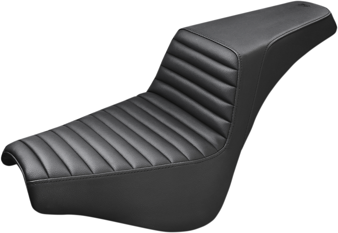 SADDLEMEN - Step-Up Seat - Front Tuck-n-Roll - Black