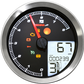 Multi Function Speedometer/Tachometer - HD-04 - Black