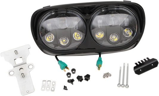 HEADWINDS - 5.75" Headlight Assembly - 99-13 FLTR - Black